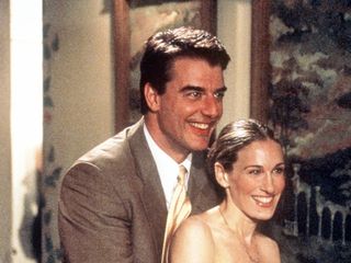 Chris Noth and Sarah Jessica Parker star in "Sex And The City" ("The Man, The Myth, The Viagra" episode)