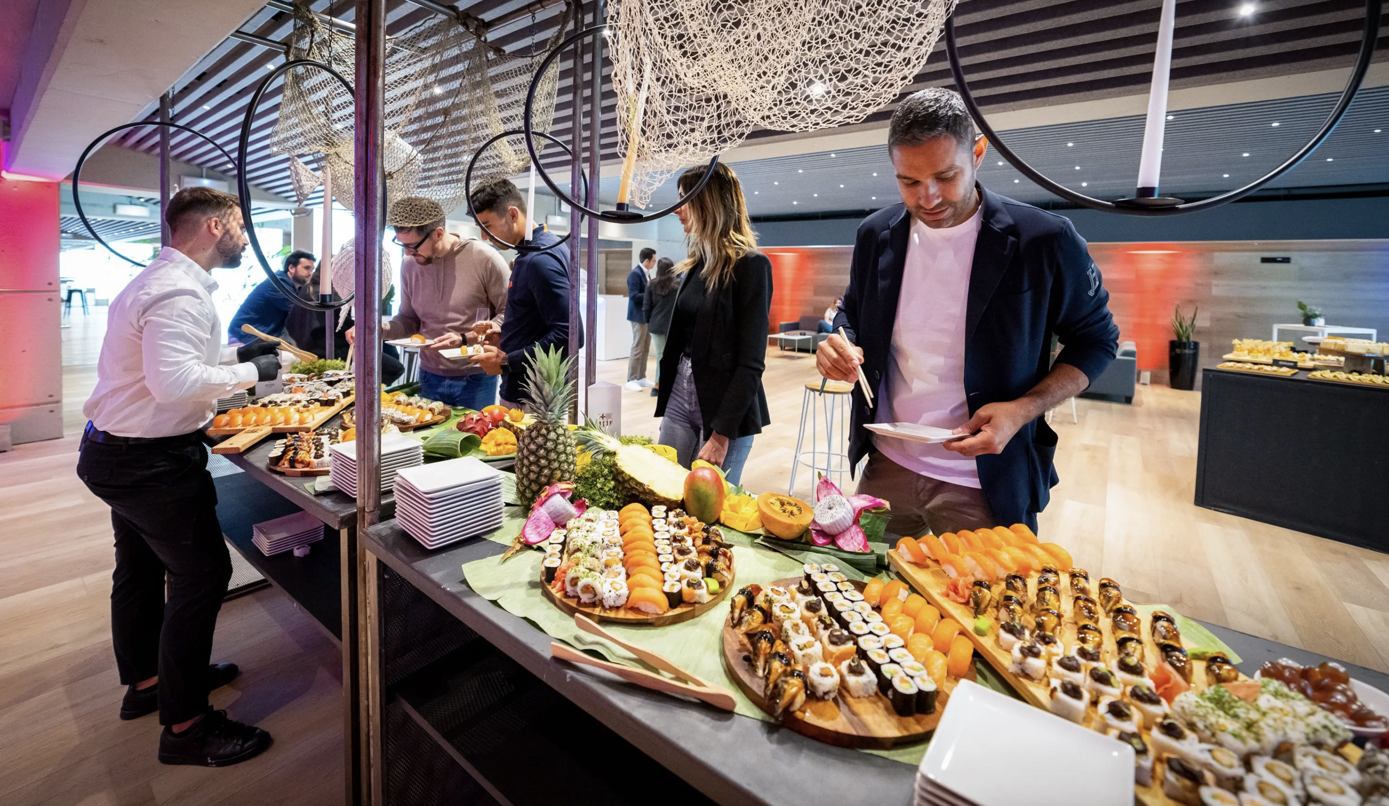 Hospitality at the Lluis Companys Olympic Stadium in Barcelona