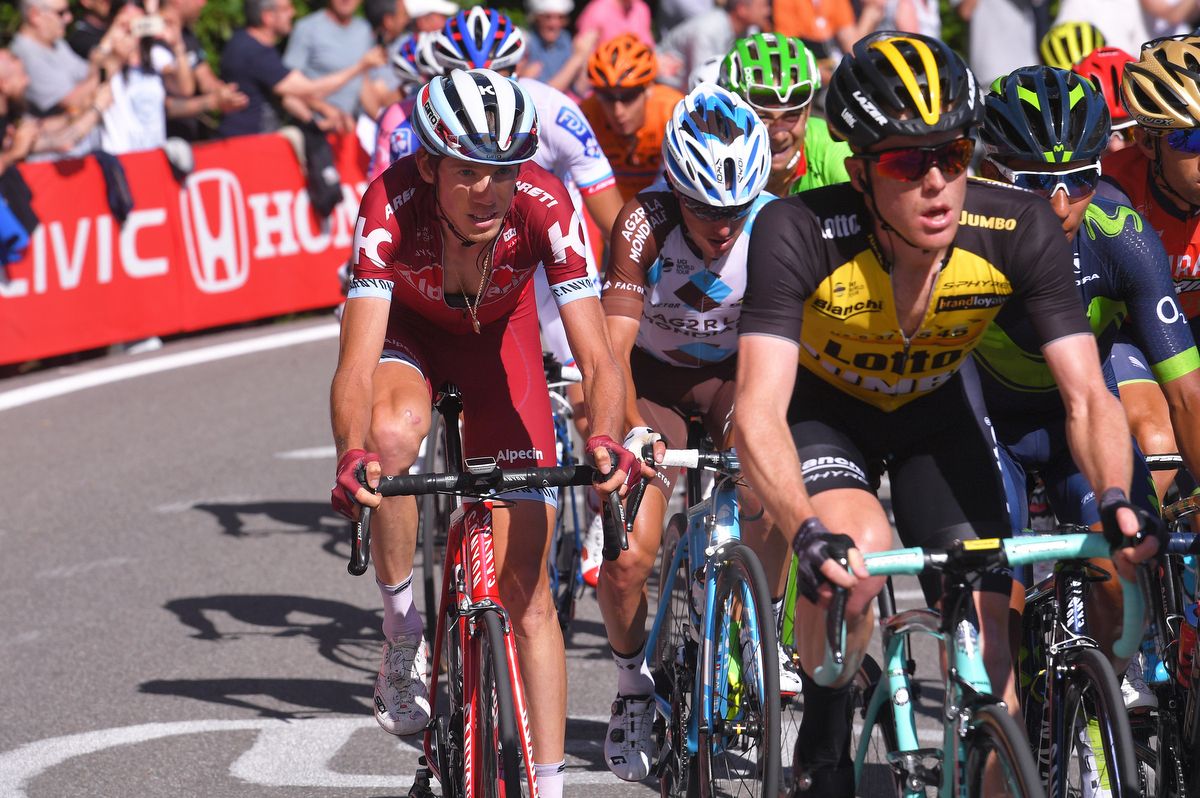 Ilnur Zakarin (Katusha-Alpecin) in the GC group