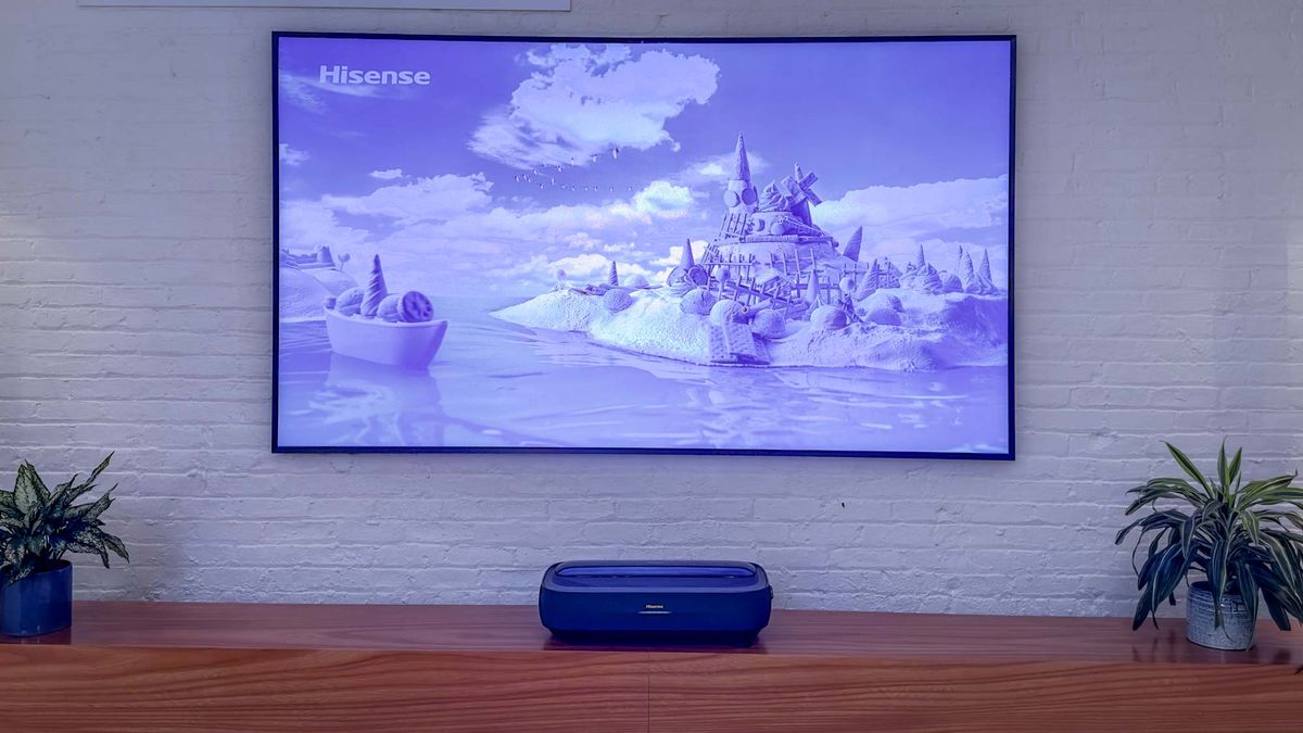 Hisense's 100-inch 4K laser projector makes me want to ditch my TV