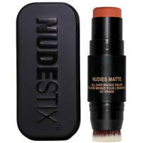NUDESTIX Nudies Matte Cream Bronzer
RRP: $35
This bronzer doubles as a blush thanks to 'Sunkissed' coral shade. It's soft and balmy formula is vegan, buildable and can be applied to the eyes, lips and cheeks.