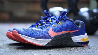 Nike Metcon 7 review: detail shot of the workout shoes