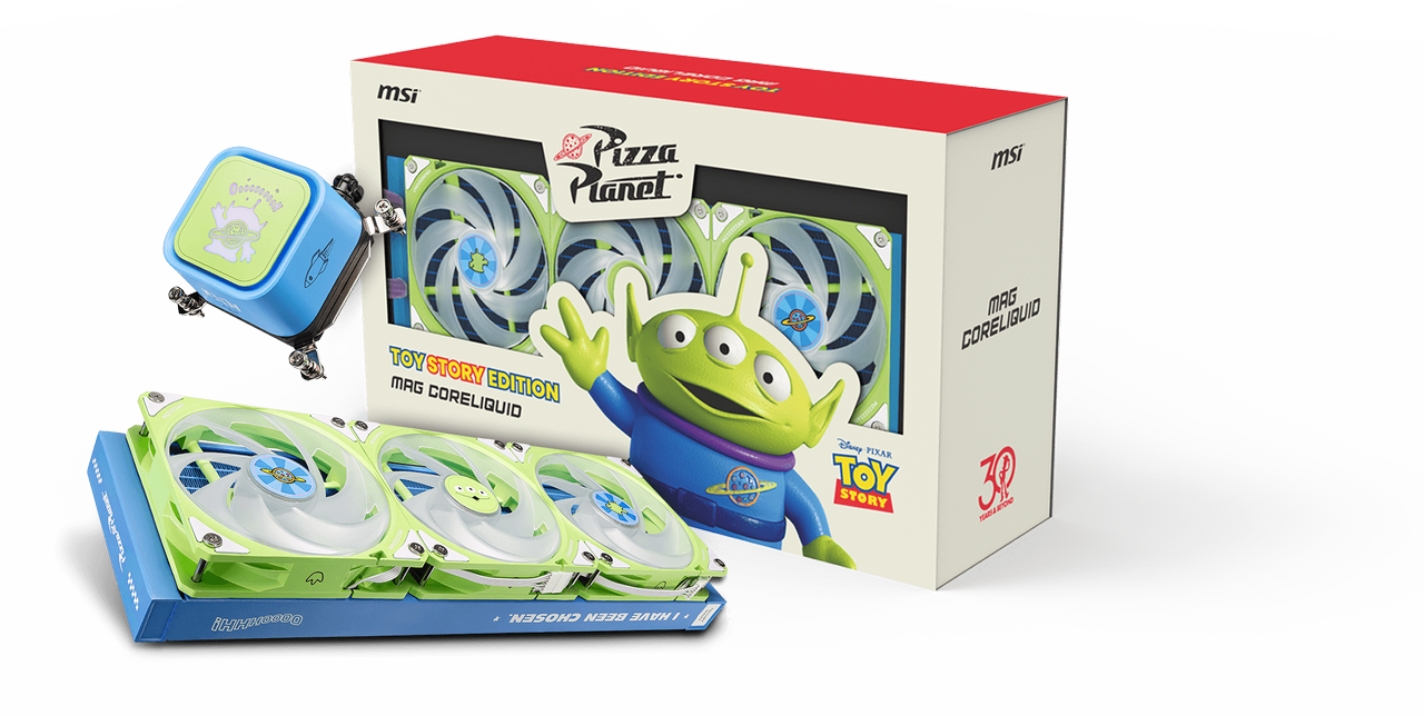 Toy Story MSI collab PC components