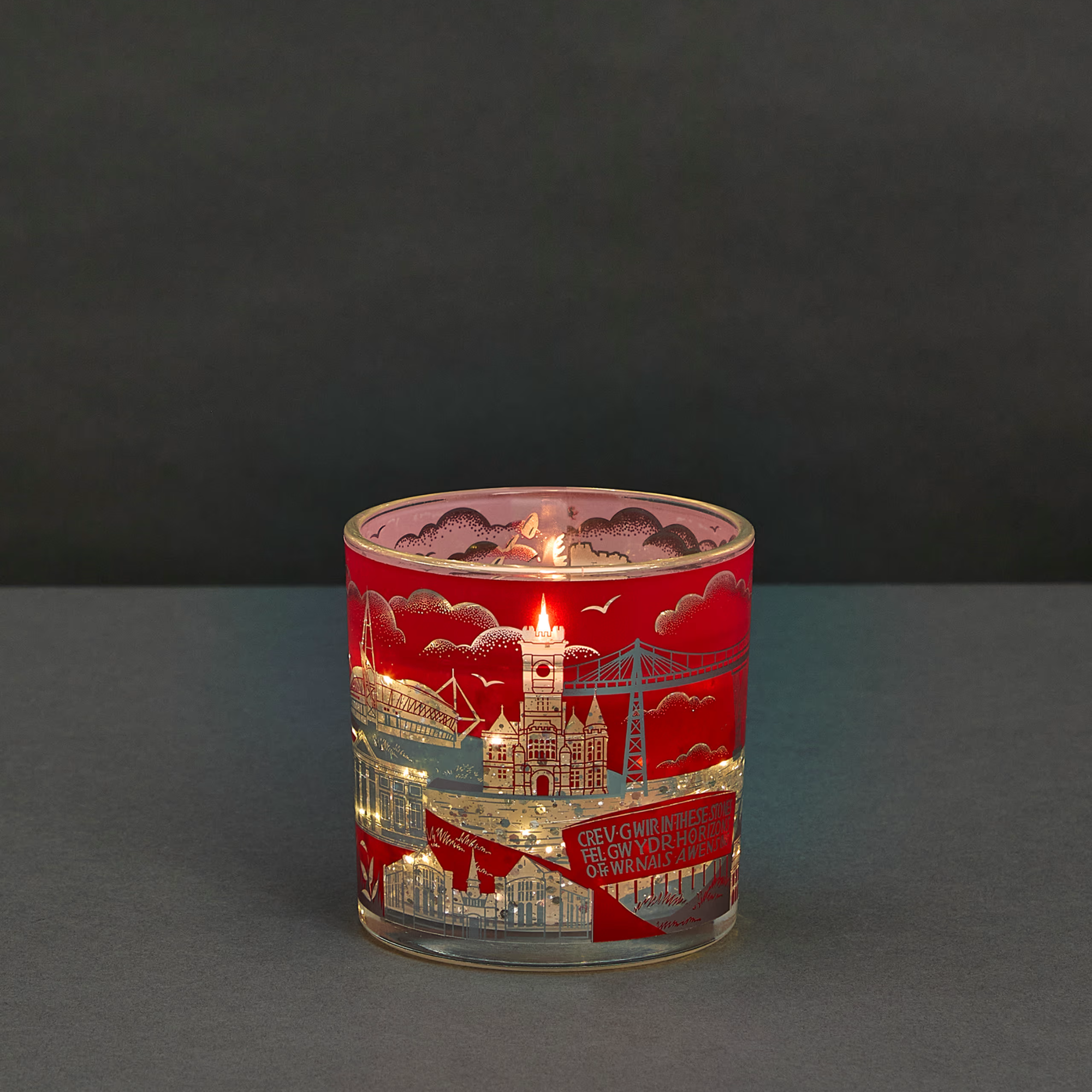 M&amp;S Light Up candle - Wales