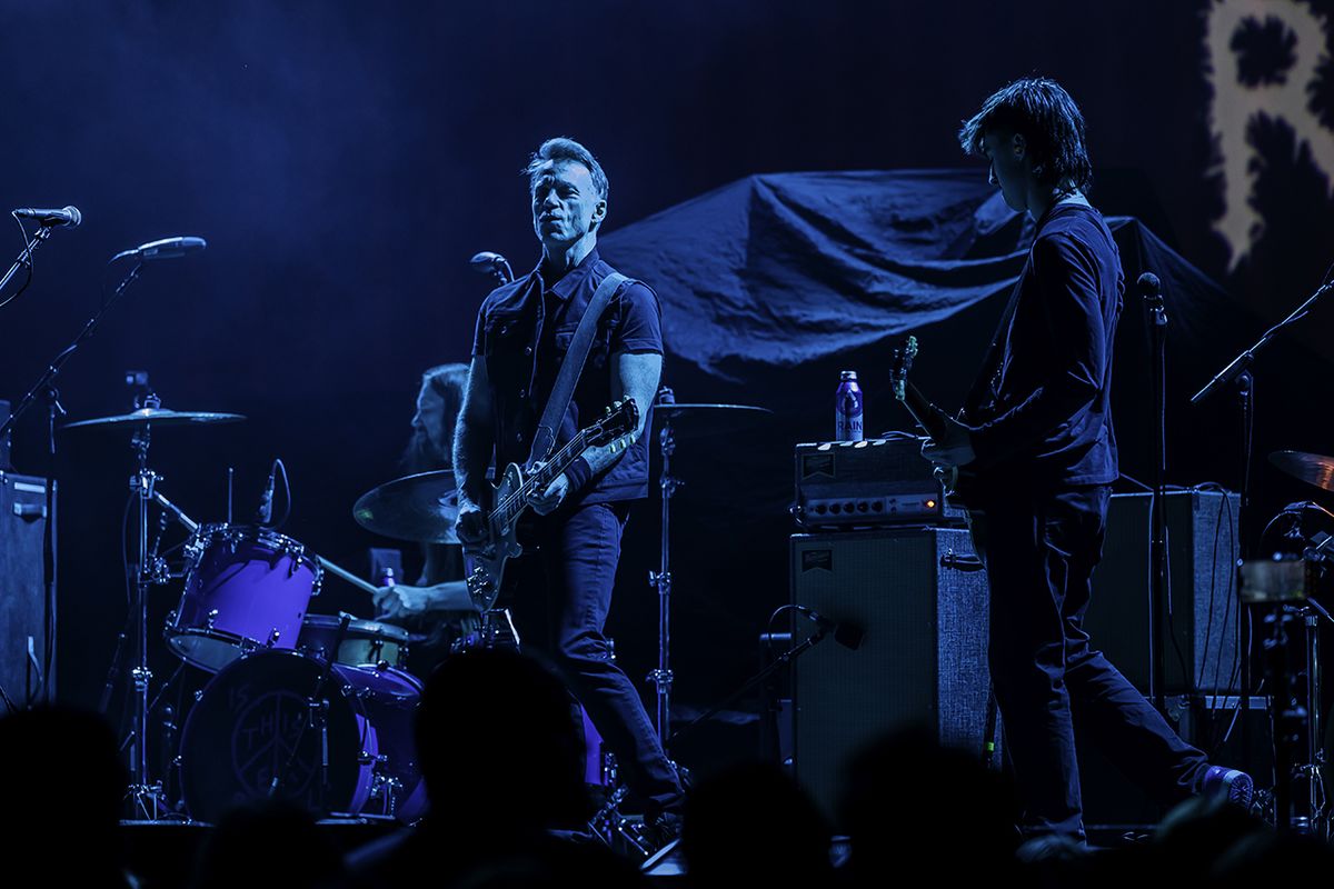 Matt Cameron playing guitar with Is This Real?