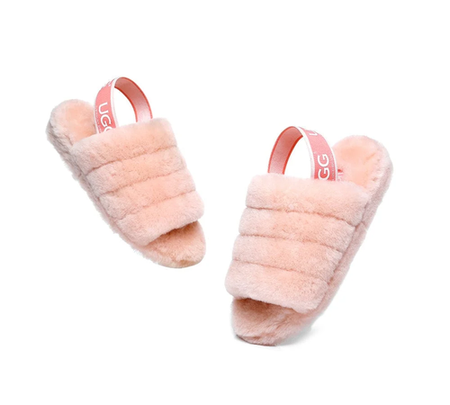 Ugg Women Fluffy Slides Puffy