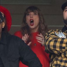 Taylor Swift at Chiefs vs. Ravens game