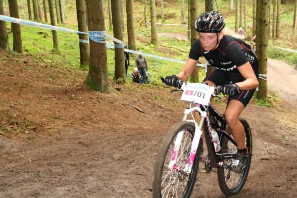 Mette Marie Kronborg (Cycling Nord) in the women's race.