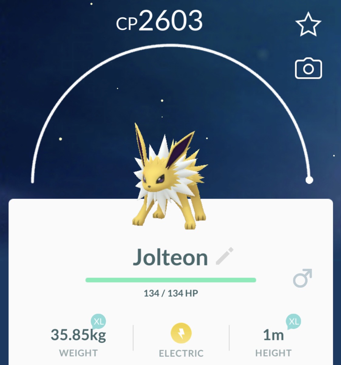 Pokemon Go Eevee evolutions - Jolteon