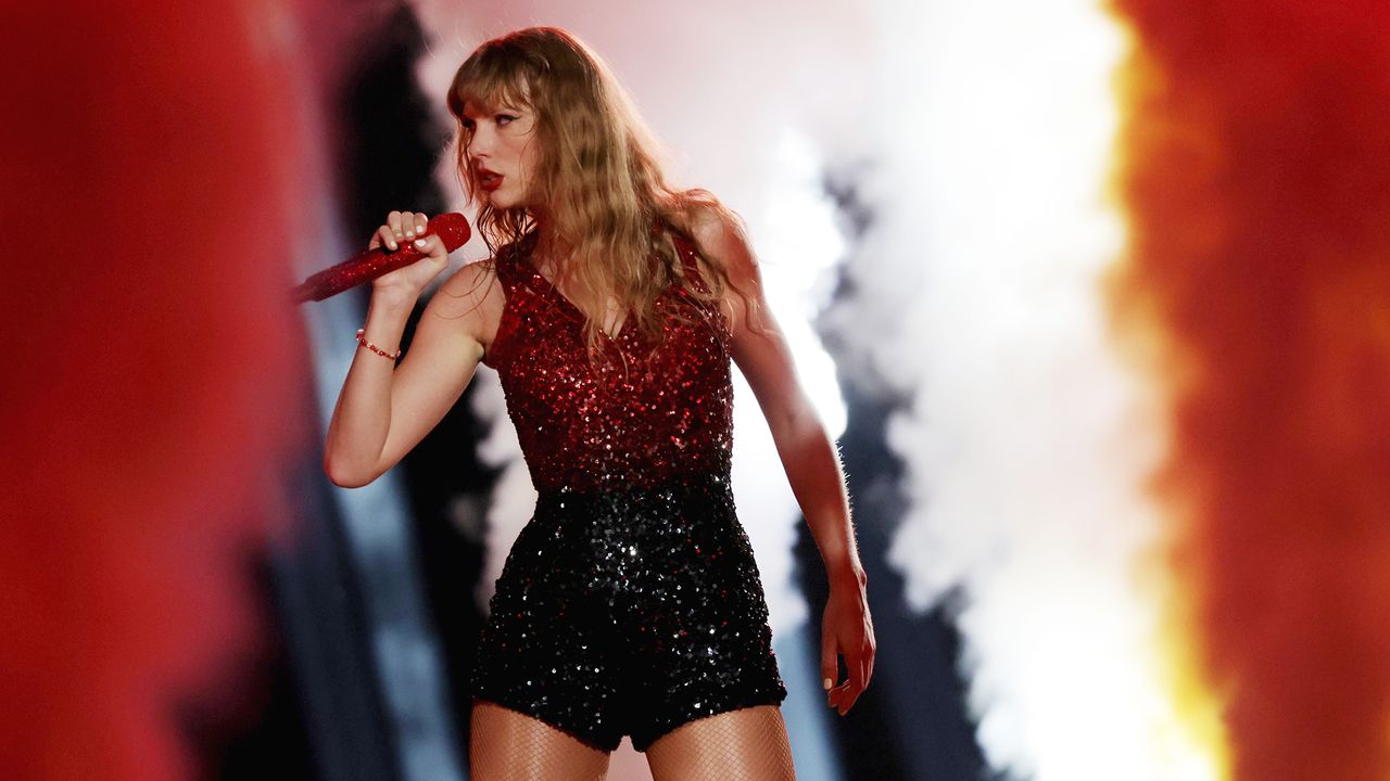 Taylor Swift performs during &quot;Taylor Swift | The Eras Tour&quot; at the National Stadium