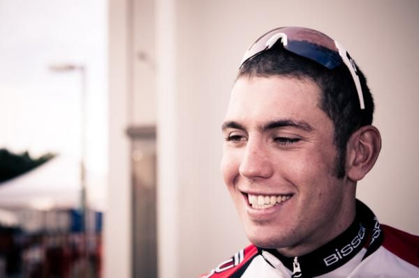 Patty Bevin (Bissell) was all smiles after his win.