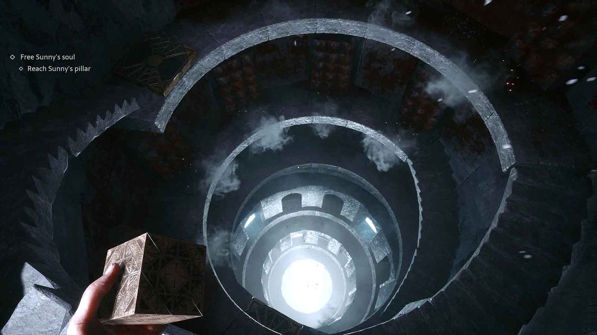 Screens from a horror game