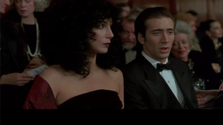Nicolas Cage and Cher in Moonstruck