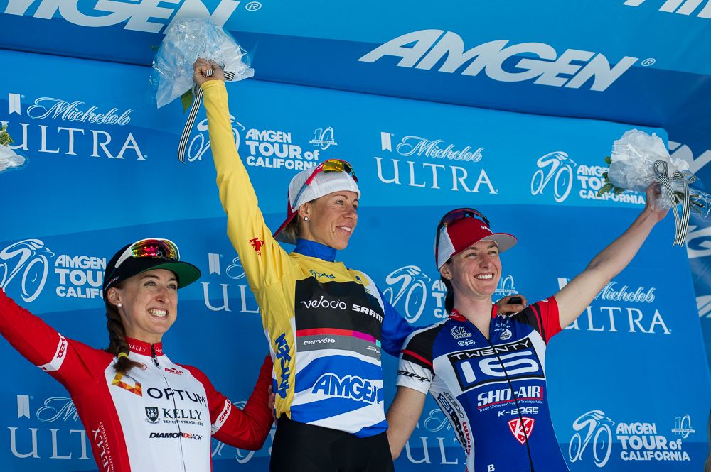 The top three for the GC podium