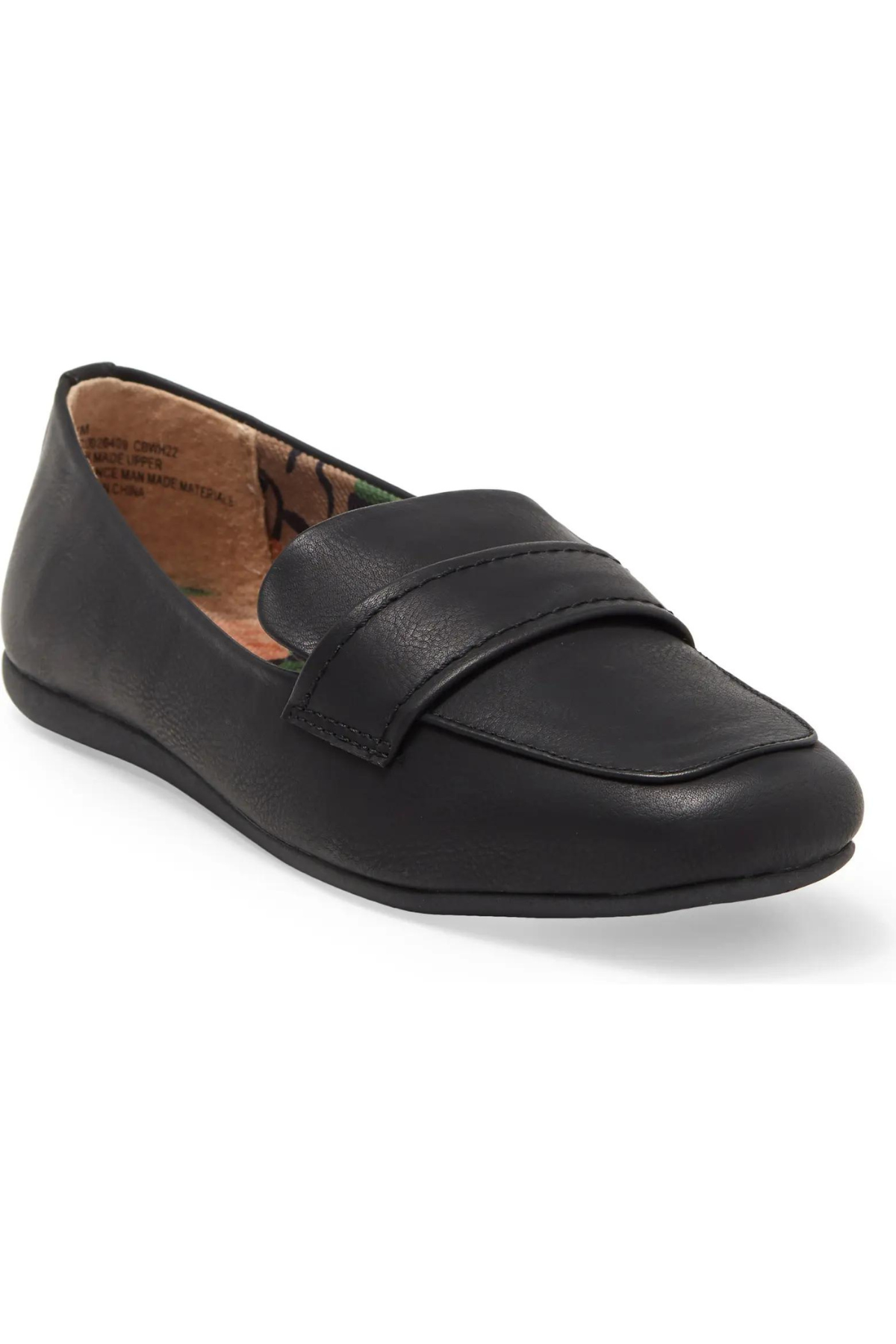 black loafers