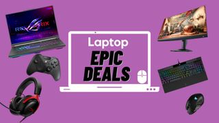 Amazon gaming week deals against purple background