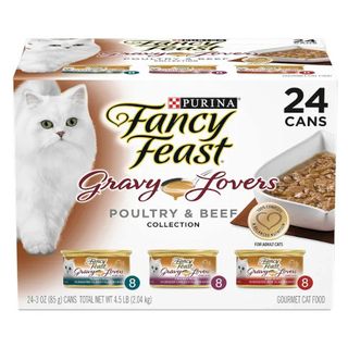 Purina Fancy Feast Gravy Lovers Poultry & Beef Variety Pack Wet Cat Food