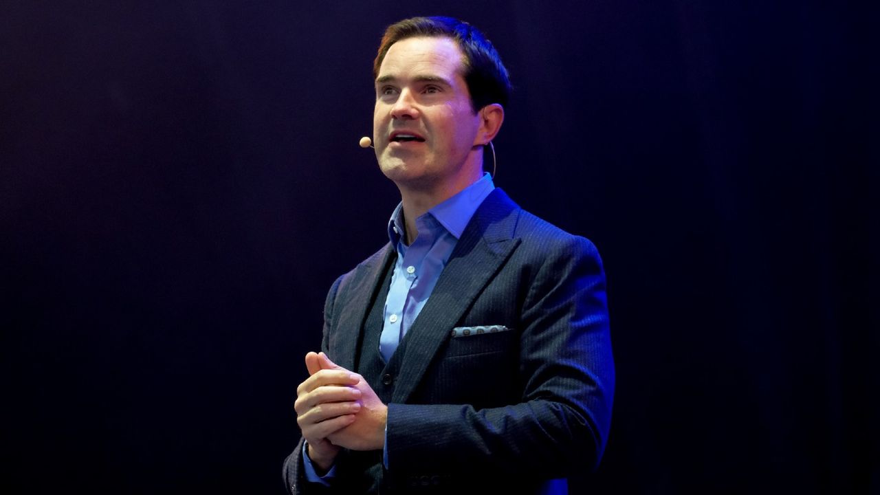 Jimmy Carr on stage