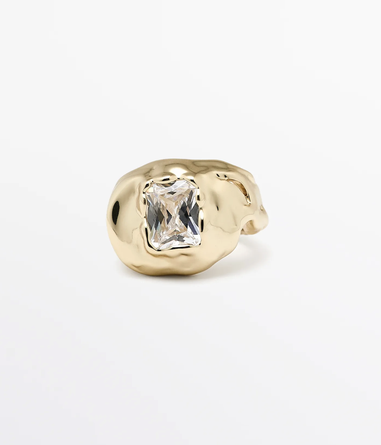 Massimo Dutti, Melted Effect Shimmery Ring