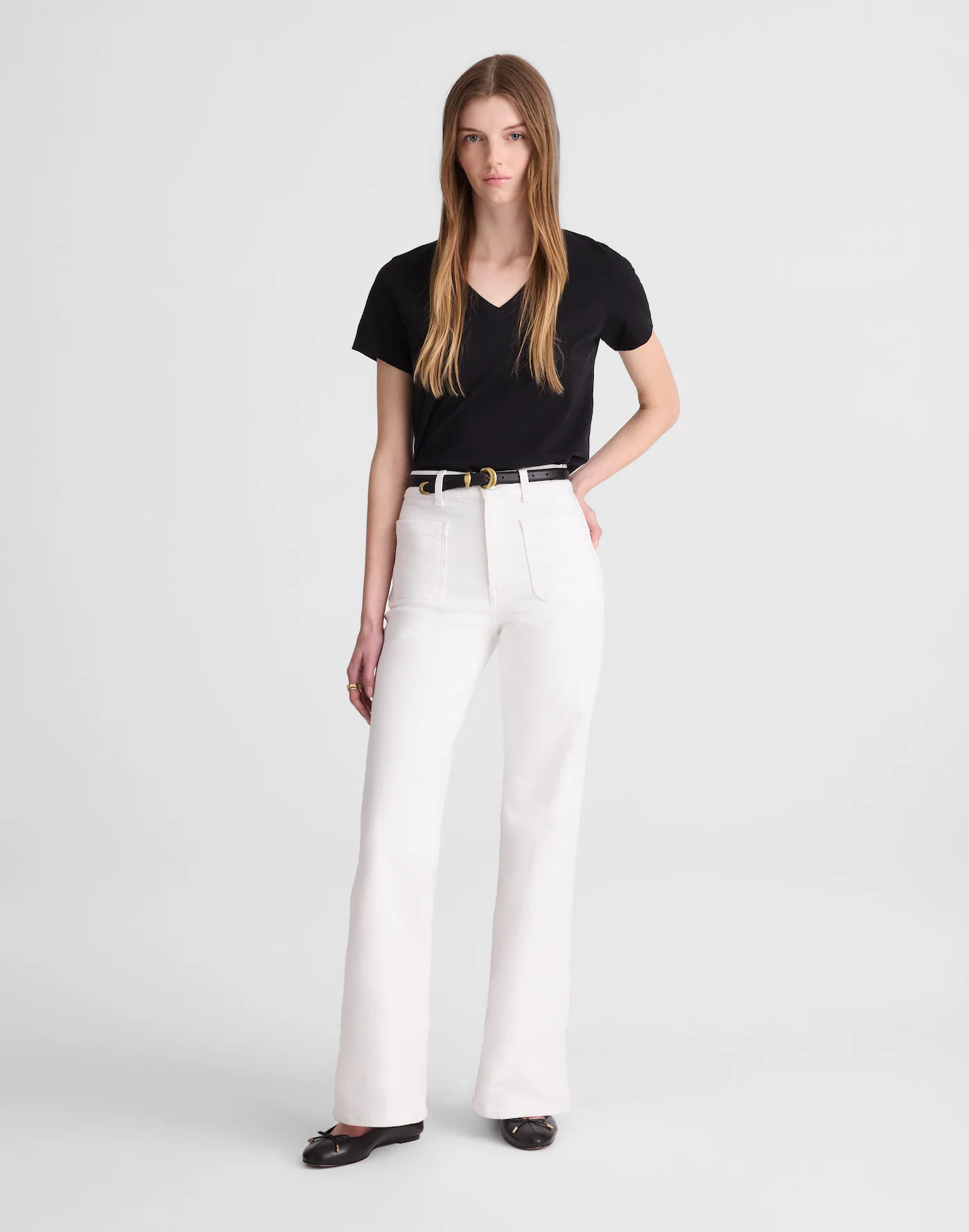 The Emmy Wide-Leg Jean in Super Stretch Denim