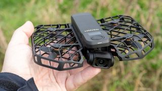 HoverAir X1 Pro Max drone in hand or flight