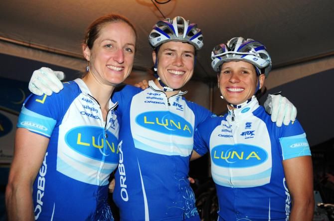 Luna Pro Team (L to R): Catharine Pendrel, Georgia Gould, and Katerina Nash