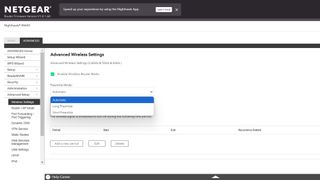 Netgear Nighthawk RS600 app screen shot