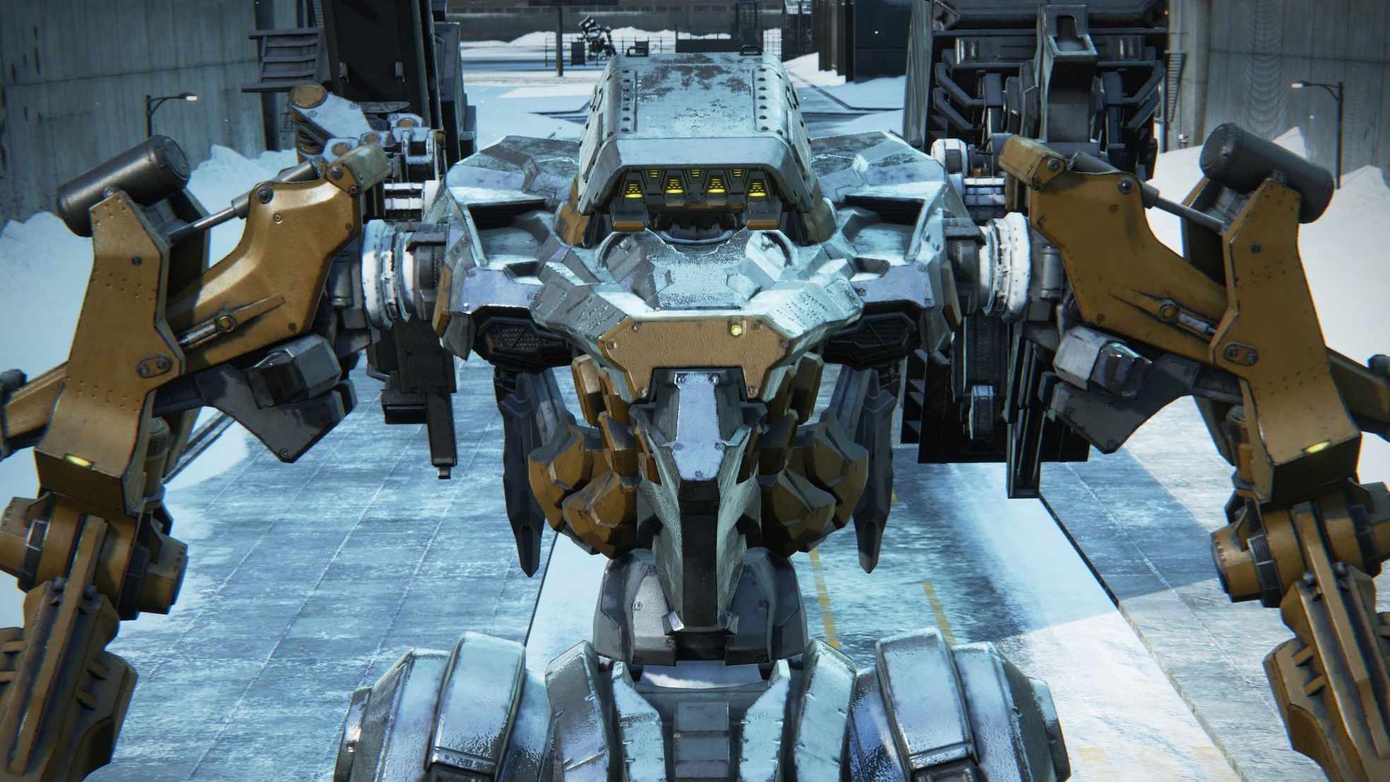 Armored Core 6 mecha face