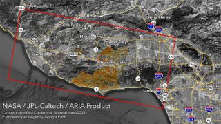 NASA and European Space Agency satellites have been studying damage caused by the Woolsey Fire and other blazes burning across California in November of 2018.