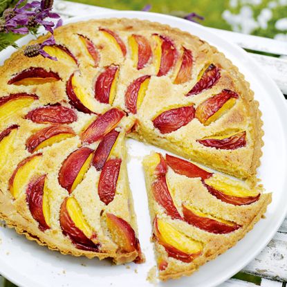 Fresh Nectarine and Almond Tart Recipe-tart recipes-recipe ideas-new recipes-woman and home