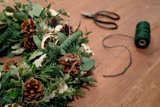 Christmas wreath - how to make a Christmas wreath