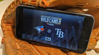 MLB Tampa Bay Rays vs. Toronto Blue Jays Wild Card 2020 iPhone in Glove