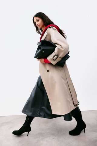 Double-Breasted Trench Coat