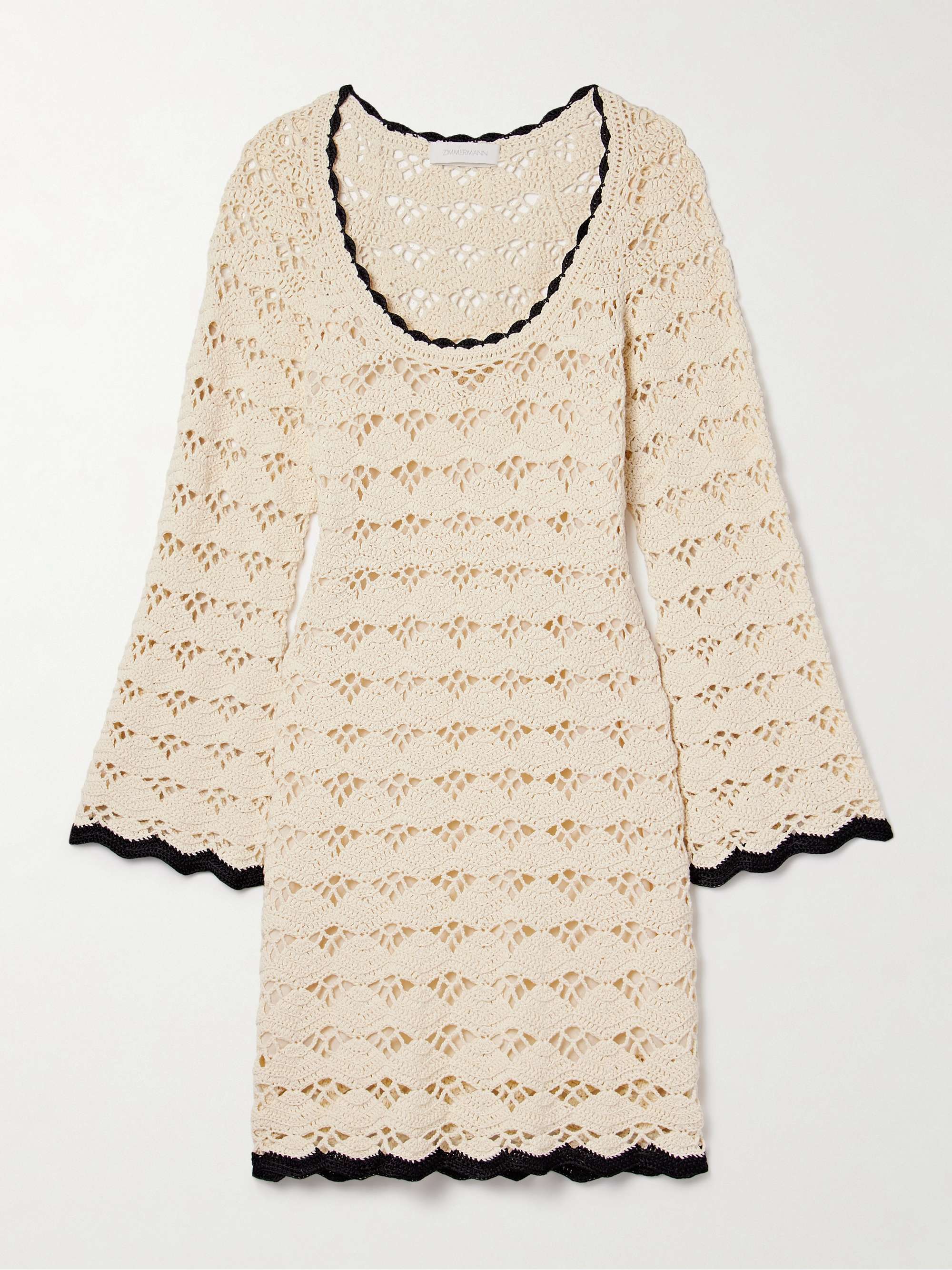 Rhiannon Crocheted Cotton Mini Dress
