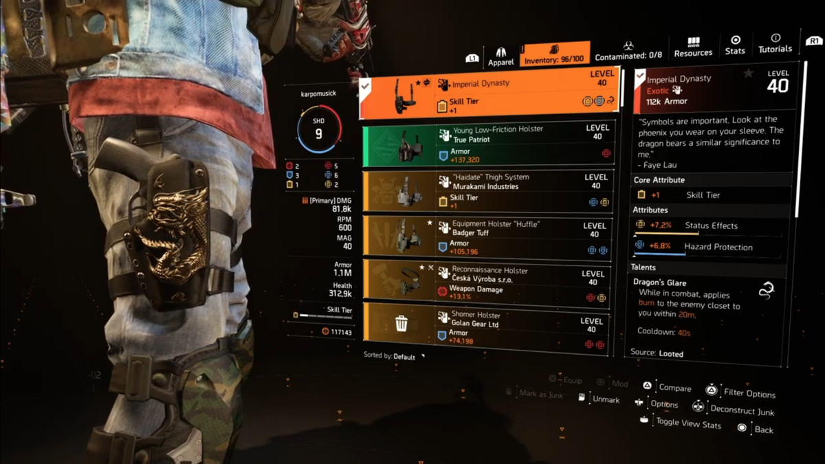 The Division 2 Exotics guide Complete list of all Exotics in The