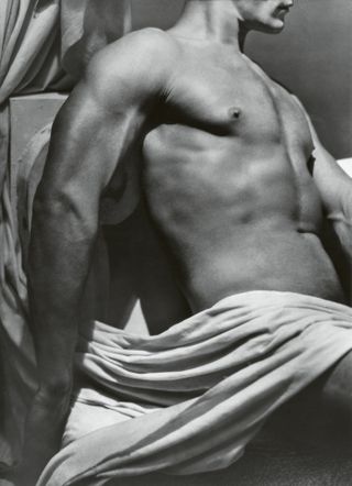 Male torso with white drapery, 1930