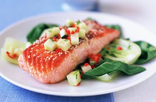 Salmon fillet recipes, Sesame salmon