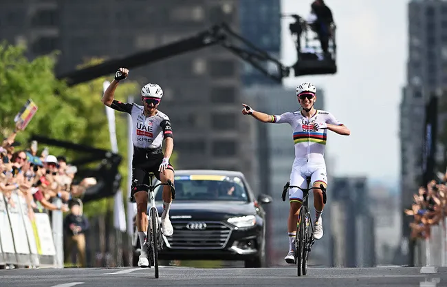 Pogacar lascia la vittoria a Mc Nulty (Photo credit: Getty Images)