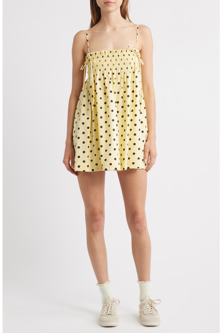 Lilo Polka Dot Organic Cotton Minidress