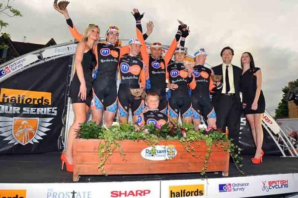 Motorpoint-Marshalls Pasta took out the teams classification in Durham.