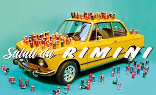 Car poster for Rimini by duo ToiletPaper
