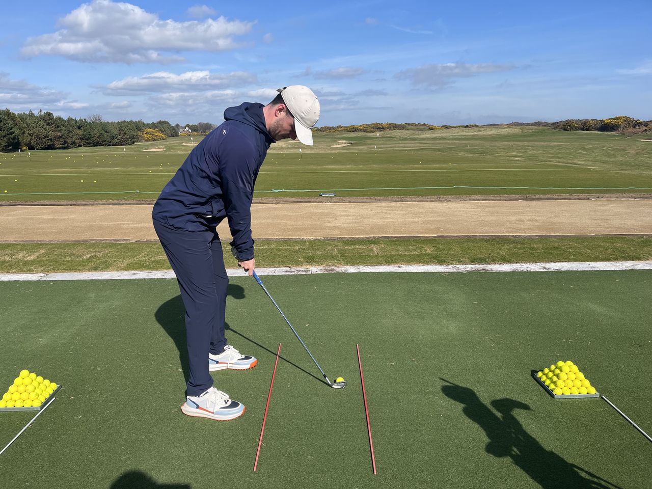 Alignment setup on the driving range