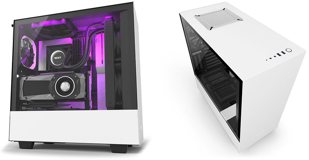 【新品未開封】NZXT H500 ネイキッドモデル CA-H500B-W1 NZXT H500 ATX Mid Tower Case (CA-H500B-W1) - PCPartPicker