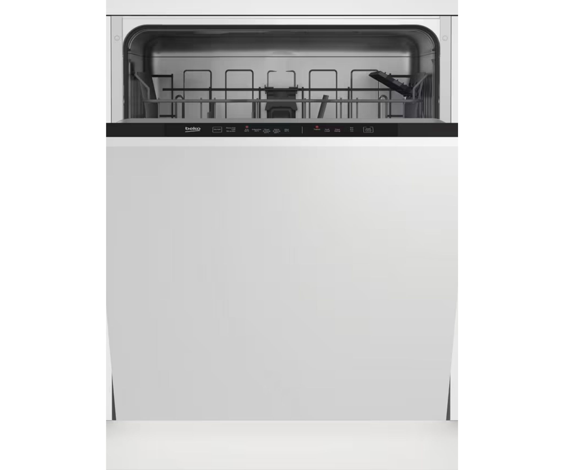 Beko DIN15X20 Fully Integrated Dishwasher large product cut out on white background
