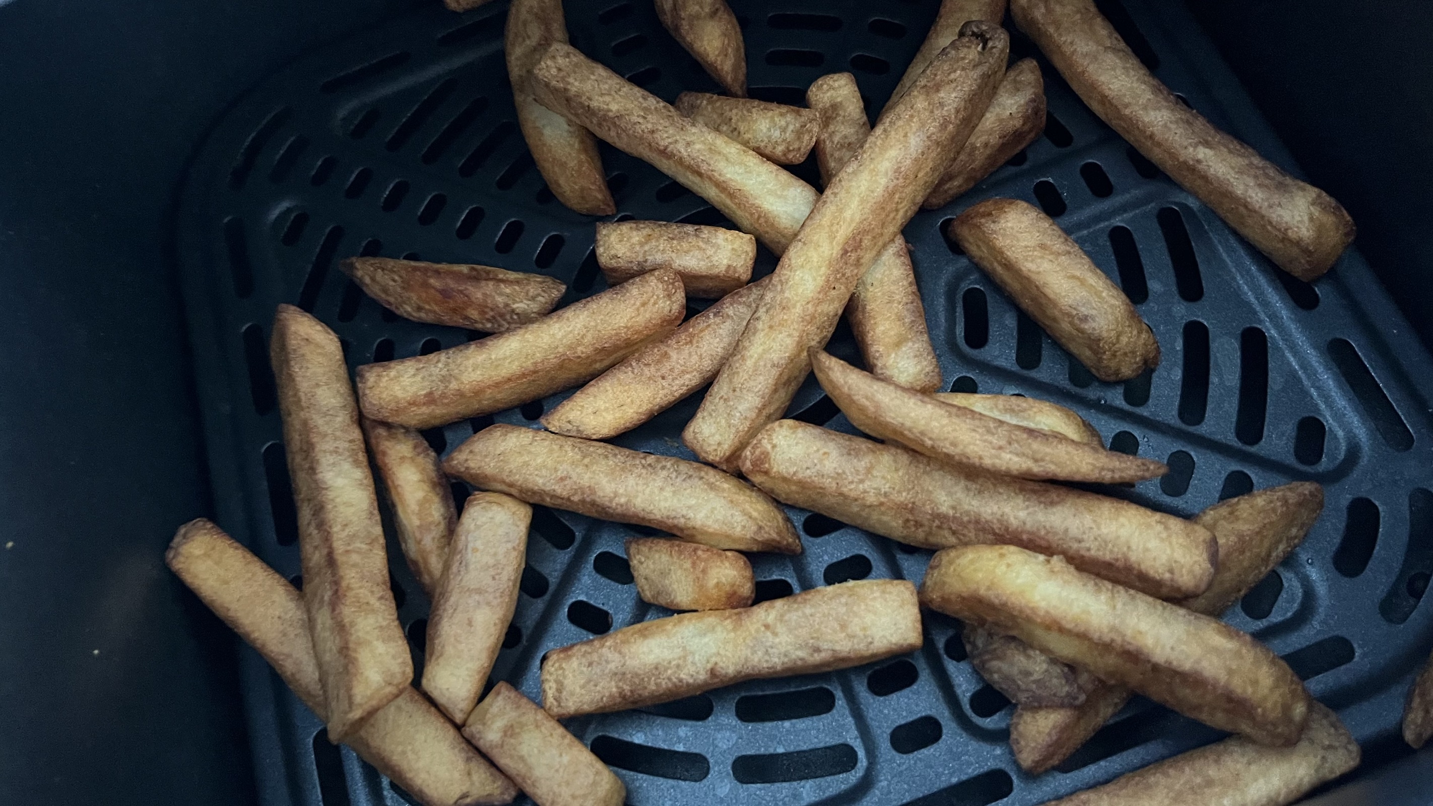 frozen fries in the dualblaze air fryer