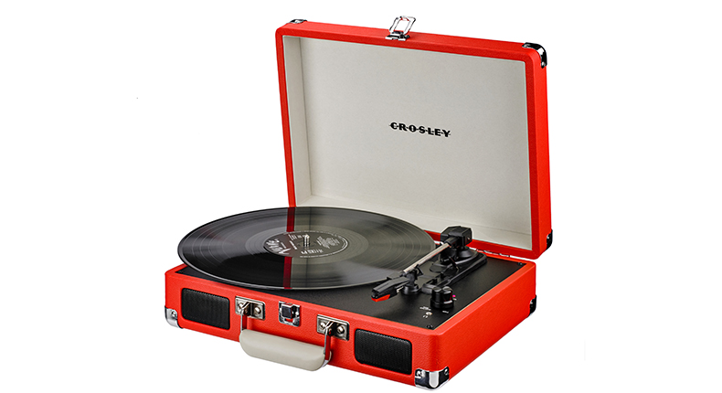 Blue Str CR8005D-BL Crosley Cruiser Portable 3-Speed Turntable with Bluetooth 