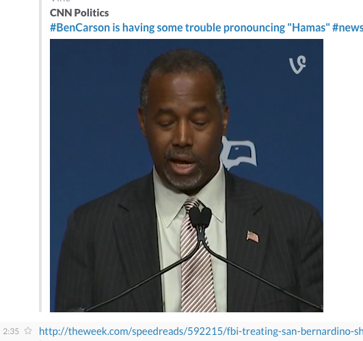 Ben Carson speaking at the Republican Jewish Coalition&amp;#039;s 2016 forum.