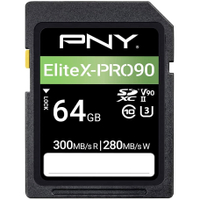 PNY 64GB EliteX-Pro90 UHS-II Card $109.70 $86.99 at AmazonSave $29 –