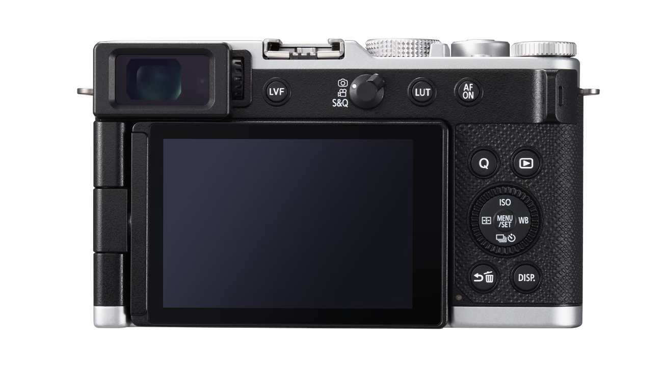 Panasonic Lumix L10 against a white background