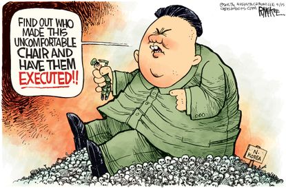 Political cartoon World North Korea